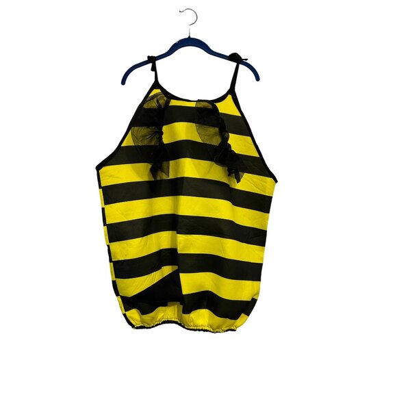 Lightning Quick Other - Adult yellow and white striped bee Halloween costume OS